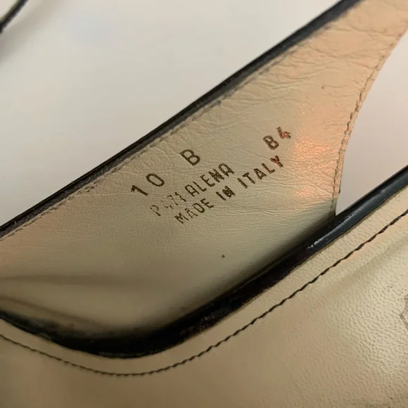 Coach Black Alena Slingback Pointed Toe Pumps | 10 - Picture 5 of 6